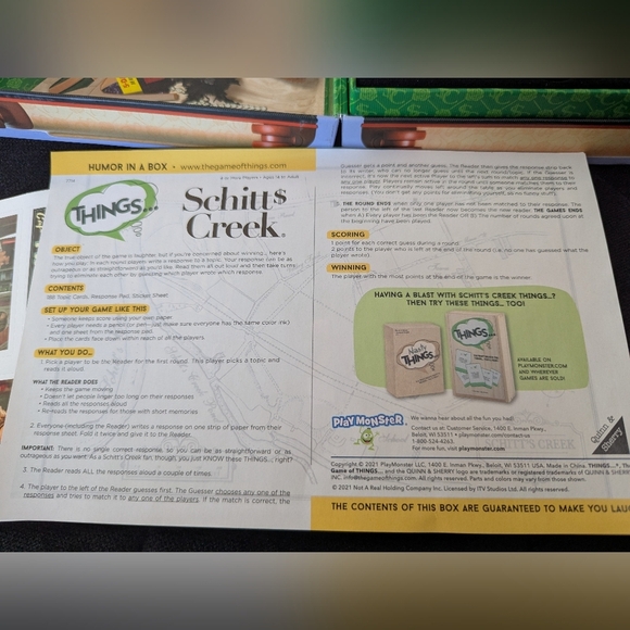 Things Schitt's Creek Edition Game By Playmonster - Picture 6 of 8